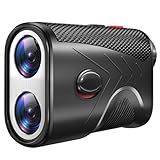 1200 Yards Range Finder Golf, 7X Magnification Golf Rangefinder with Slope, Laser Range Finder with Flag Lock, 0.5 Yard Accuracy, Ideal Golf Accessories for Golfers & Hunting