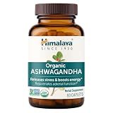 Himalaya USDA Organic Ashwagandha Root, 670 mg, 60 Day Supply, 60 Caplets