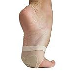 MIKIBANA Women's Girls Half Sole Dance Shoes Lyrical Bare Foot Thong Dance PAW Shoes Ballet Shoes Fitness