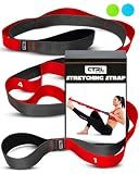 Stretching Strap with Loops, Non Elastic Stretch Band for Physical Therapy