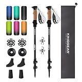 KINGGEAR Trekking Poles 7075 Aluminum Lightweight Hiking Sticks