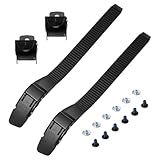TOPPERFUN 2 Sets of Lnline Skate Replacement Straps, Adjustable Skate Universal Buckle Straps, Energy Buckle with Screw Nuts for Men Women Boys Grils