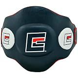 Combat Corner Elite Leather Belly Pad Protector - MMA Training Equipment Body Protection Armour Pads| Great for Muay Thai, Boxing, Kickboxing, BJJ, Jiu Jitsu, Judo and Mix Martial Arts