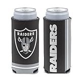 NFL Oakland Raiders Slim Can Cooler, Team Colors, One Size