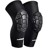 COOLOMG Basketball Knee Pads for Youth & Adults, Padded Knee Compression Sleeves for Wrestling Volleyball Sports