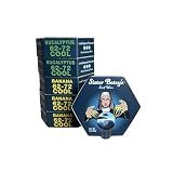 Sister Betsy’s Surfboard Wax – Hexagon Grip Easy Application – All-Condition Traction, 6-Pack Non-Toxic Wax (Cool)