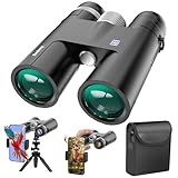 18x50 Professional Large View Binoculars for Adults with Upgraded Phone Adapter, Tripod and Tripod Adapter - Waterproof Binocular with BaK4 prisms for Bird Watching,Hiking,Outdoor Adventures