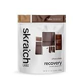 Skratch Labs Post Workout Recovery Drink Mix with Chocolate, (21.2 oz, 12 Servings) with Complete Milk Protein of Casein, Whey, Probiotics, Gluten Free, Kosher, Vegetarian