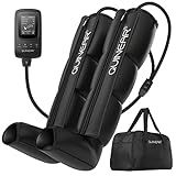 QUINEAR Air Compression Recovery System, Professional Sequential Device for Massage Therapy, Foot and Leg Recovery Boots to Improve Circulation for Athletes, FSA-HSA Eligible (Small)