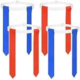 DkOvn Flag Football Set, 4pcs Flag Football Belts with Flags, Easy Tear Away Belt for Youths, Adults Players of Flag Football