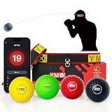 YMX BOXING® Ultimate Reflex Ball Set with App - 4 Balls & 2 Headbands