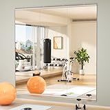 Hasipu Home Gym Mirror 55"x17"(Each)-3 PCS gym mirrors for home, gym wall mirror for fitness, garage, dance studio, 0.16in tempered glass frameless mirror-UL