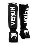 Venum Kontact Shin Guards, Black