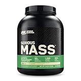 Optimum Nutrition Serious Mass, Weight Gainer Protein Powder, Mass Gainer, Vitamin C and Zinc for Immune Support, Creatine, Vanilla, 6 Pound (Packaging May Vary)
