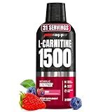 ProSupps L-Carnitine Liquid 1500, Stimulant-Free Liquid Shots for Men & Women - Clean Workout Drink for Energy, Performance & Muscle Recovery - No Sugar, No Carbs - 31 Servings, Berry