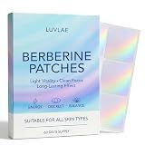Luvlae GLPLUS-1 Berberine Patches for Women & Men with L-Glutamine, Garcinia Cambogia, Resveratrol, Berberine Patch for Weight Management, Metabolism & Appetite Support, 60 Days Supply