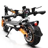 Electric Scooter Adult, 1600W*2 Dual Motor RZ1000, Up to 40-50 Miles Long Range/MAX Speed 31 Mph, 10.5'' Off Road Tires with 1152Wh Battery & Dual Suspension Commuting Fast Electric Scooter