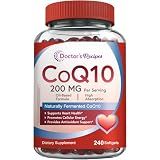 Doctor's Recipes CoQ10 200mg Per Serving, High Absorption with Olive Oil