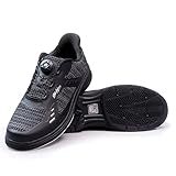 KR Strikeforce Jet FT Black/Silver Men’s Performance Bowling Shoes for Right-Handed Bowlers (Black/Silver, US Footwear Size System, Adult, Men, Numeric, Medium, 7)
