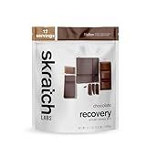Skratch Labs Post Workout Recovery Drink Mix with Chocolate, (21.2 oz, 12 Servings) with Complete Milk Protein of Casein, Whey, Probiotics, Gluten Free, Kosher, Vegetarian