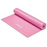 Sunny Health & Fitness Slim High-Density Exercise Yoga Mat - Pink
