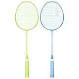 AboveGenius Badminton Rackets Set of 2, Lightweight Badminton Set for Outdoor Backyard Games, Portable Racquet for Family Beginners Adults and Teens