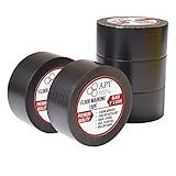 APT, Multi Color Marking Tape, Premium Safety Marking and Dance Floor Splicing Tape, 6 mil Thick (Black, 5 Roll)