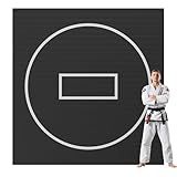 Kaoshan Foam/Inflatable Wrestling Mat - 10'x10' Wrestling Mats for Kids, Jiu Jitsu Mats for Home, Flow Space Mats BJJ, Roll-up Training Mats for Grappling, Martial Arts, Judo, Boxing, MMA 5'x10'/8'x8'/13'x13'