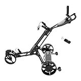 Alphard Golf Electric Caddy Bundle: Club Booster V2Pro + Omni Cart - Complete Remote-Controlled Electric Caddy Bundle - 6-Axis Gyroscope, Downhill Speed Control, Parking Brake, Wheelie Bars (Pro)
