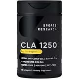 Sports Research® CLA 1250mg, 90 Softgels