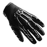 1Storm Youth Motocross Gloves Motorcycle BMX MX ATV Dirt Bike Bicycle Skeleton Cycling Kids Gloves Black