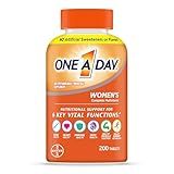 One A Day Women’s Multivitamin with Vitamin A, C, D, E and all 8 B vitamins, Calcium, Vitamins for Women, for Bone Health, Skin Health & Immune Health Support , 200 Count