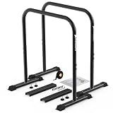 KAKICLAY 2026 Upgrade World's Best Strongest Premium Dip Bars with Adjustable Ultra-Stable Settings & Non-Slip Feet - USA Original Patent, USA Designed, USA Shipped, USA Warranty
