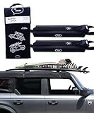 Ho Stevie! Surfboard Car Racks - Padded System, Easy Setup Any Car, ‘No Scratch’ Buckles - Strap Up to 3 Boards to Car Roof