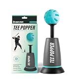 Bandit Sports Tee Popper, Durable Nylon Strength, Batting Tee for Perfect Swings, Baseball Training for Hitting Without a Pitcher 1 Popper Ball Included