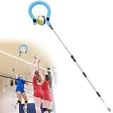 IAOVAW Volleyball Spike Trainer - Adjustable 63"-78" with Question Mark Hook, Durable Lightweight for Serving, Spiking & Jump Training, Real Ball Feel - Ideal for Beginners & Pros (No Ball)