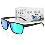 Arttodo Golf Sunglasses, UV Polarized Sunglasses for Men and Women, Lightweight Sunglasses with UV Protection for Golfer, Golf Accessories
