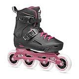 Rollerblade Lightning 90 Women's Urban Inline Skate, Black and Sangria