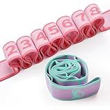 2 PCS Kids Stretching Strap & Band for Dance, Ballet & Cheer – 8-Loop Adjustable Elastic Equipment for Yoga, Gymnastics Workout, Children's Fitness and Ballet Training Stuff