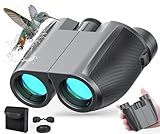 Binoculars 12x25 for Adults and Kids Night Vision Binoculars Compact Binocular Waterproof Binocular Wide Field of View for Bird Watching,Hiking,Hunting,Concert with Carrying Bag