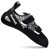 Ruvtrail Climbing Shoes for Men Women Entry-Level All-Around Rock Climbing Shoes for Gym Bouldering and Sport Climbing Black