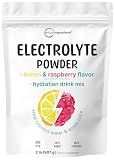 Micro Ingredients Electrolytes Powder, Sugar-Free Lemon Raspberry