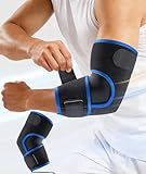 OXYSAIKO Elbow Brace for Tennis Elbow & Tendonitis- Adjustable Compression Sleeve Strap for Sports Injury, Bursitis, Arthritis Pain Relief, Elbow Support for Men & Women