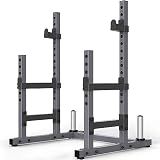 PASYOU Adjustable Squat Power Rack, Multifunction Squat Rack Heavy-Duty Stand, Weight Rack Stand, Push Up Strength Training Dumbbell Rack for Home Gym Equipment, Weight Benches, Max Load 1800 LBS