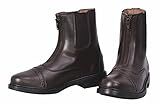 TuffRider Women's Starter Front Zip Paddock Boots, Mocha, 8