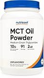 Nutricost Premium MCT Oil Powder - Best for Keto, Ketosis, and Ketogenic Diets - Non-GMO and Gluten Free… (2 LB (Unflavored))