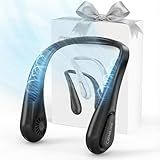 Portable Bladeless Neck Fan, Mothers Day Gifts for Mom Women Hot Flash Relief, Birthday Gifts for Men Dad Father, Wearable Cooling Fan Rechargeable for Camping Travel Beach Golf Cruise Essentials 2026
