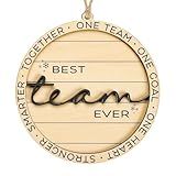 Best Team Ever Ornament Gifts, Team for Employees, Unique Work Ornament for Coworkers, Appreciation Gift for Office Staff - Inspirational Ornaments for Workplace Celebration