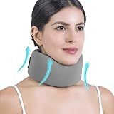 Artelse Neck Brace for Neck Pain & Support - Cervical Collar with Soft Nylon-Spandex for Keep Vertebrae Stable & Aligned for Women & Men - Ideal for Sleeping, Working, Neck Injury Recovery