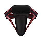 Mens Groin Protector, Protective Cup, Boxing Abdominal Groin Guard, MMA Protective Cup, Kickboxing Cup, Muay Thai Cup Protector（30 in - 42 in）
